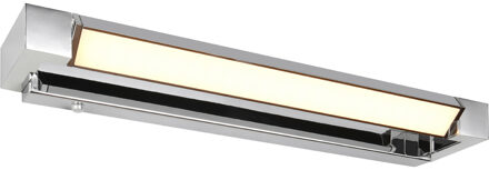 LED Wandlamp - Wandverlichting - Trion Fabio - 9W - Aanpasbare Kleur - Touchdimmer - Chroom - Aluminium Zeer Warm Wit;Warm wit;Natuurlijk wit