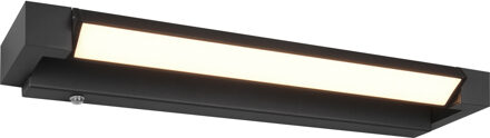 LED Wandlamp - Wandverlichting - Trion Fabio - 9W - Aanpasbare Kleur - Touchdimmer - Mat Zwart - Aluminium Zeer Warm Wit;Warm wit;Natuurlijk wit