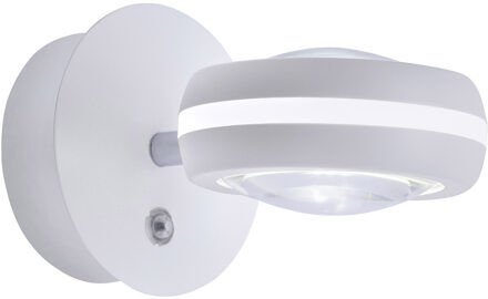 LED Wandlamp WiZ - Smart LED - Trion Visitas Up and Down - 6W - Aanpasbare Kleur - Afstandsbediening - Dimbaar - Rond - Wit