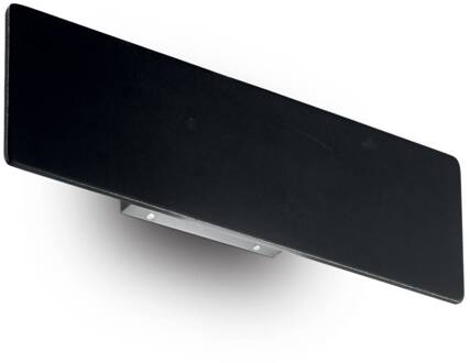 LED wandlamp Zig Zag zwart, breedte 29 cm