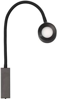 LED wandspot Magnetics flex, zwart, dimbaar, CCT