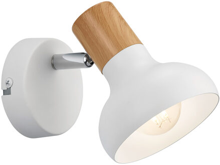 LED Wandspot - Trion Livori - E14 Fitting - 1-lichts - Rond - Mat Wit - Metaal