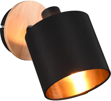 LED Wandspot - Wandverlichting - Trion Torry - E14 Fitting - Rond - Mat Bruin - Aluminium