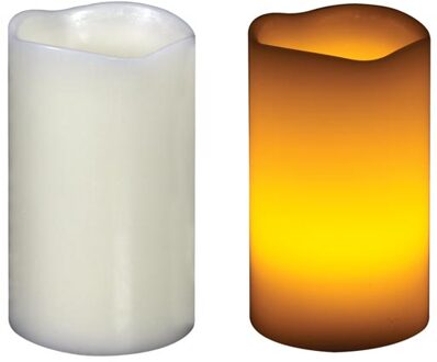 Led-Waskaars - 12cm - Wit