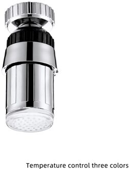 Led Water Kraan 5 Kleur Licht Temperatuur Sensor Water Tap Douchekop Keuken Badkamer Waterbesparende Kraan Filter Diffuser Temperature 3kleur