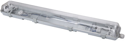 LED Waterdichte TL Armatuur - Velvalux Strela - 60cm - Dubbel - Koppelbaar - Waterdicht IP65