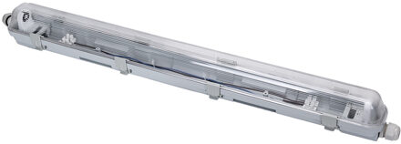 LED Waterdichte TL Armatuur - Velvalux Strela - 60cm - Enkel - Koppelbaar - Waterdicht IP65