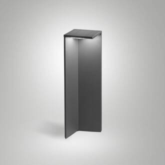 LED-wegepaal met zonne-energie Fold, donkergrijs, bewegingsmelder, IP54