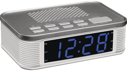 LED wekkerradio PLL blauw Radiowekker