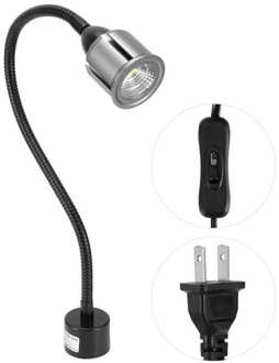 Led Werklamp Met Magnetische Base Zwanenhals Lamp Voor Cnc Machine Auto Reparatie Ons 110-220V