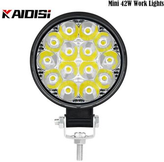 Led Werklampen Bar Voor 4X4 Offroad Suv Atv Auto Koplampen 48W 42W 30W 27W 102W Refit Jeep Verlichting Driving Mistlichten Auto Gereedschap Mini 42W