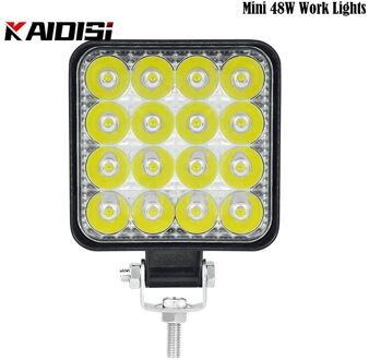 Led Werklampen Bar Voor 4X4 Offroad Suv Atv Auto Koplampen 48W 42W 30W 27W 102W Refit Jeep Verlichting Driving Mistlichten Auto Gereedschap Mini 48W