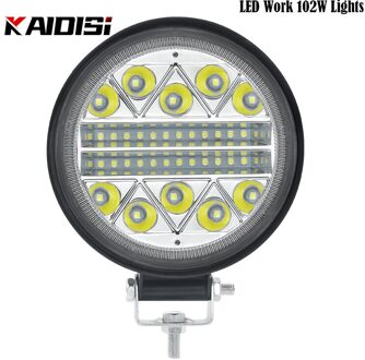 Led Werklampen Bar Voor 4X4 Offroad Suv Atv Auto Koplampen 48W 42W 30W 27W 102W Refit Jeep Verlichting Driving Mistlichten Auto Gereedschap