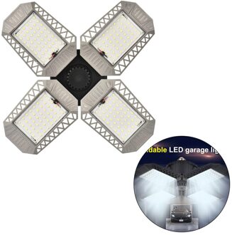 Led Workshop Garage Licht Lamp 80W 5500Ml E26 Home Restaurant Indoor Outdoor zilver