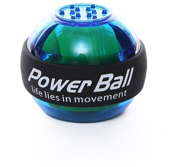 Led Wrist Ball Trainer Gyroscoop Strengthener Gyro Power Ball Arm Uitoefenaar Gym Fitnessapparatuur Oefening Machine Blauw