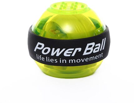 Led Wrist Ball Trainer Gyroscoop Strengthener Gyro Power Ball Arm Uitoefenaar Gym Fitnessapparatuur Oefening Machine groen