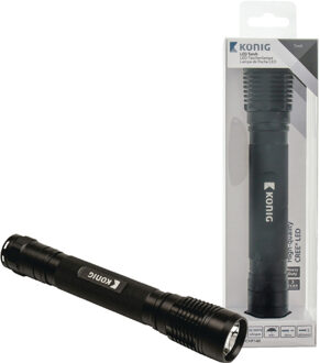 Led Zaklamp 500lm Zwart