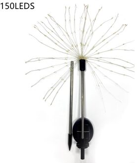 Led Zonne-energie Vuurwerk Lichten Tuin Outdoor Decoratie IP44 Waterdichte Outdoor Lamp Voor Landschap Path Gazon Boom Licht 150LEDs / veelkleurig