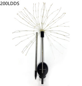 Led Zonne-energie Vuurwerk Lichten Tuin Outdoor Decoratie IP44 Waterdichte Outdoor Lamp Voor Landschap Path Gazon Boom Licht 200 led lights / paars