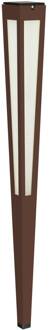 LED zonne-energiefakkel Tinka sensor 120 cm corten