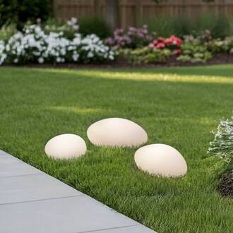 LED-zonne-sfeerlamp Liedra, set van 3, RGBW, dimbaar wit