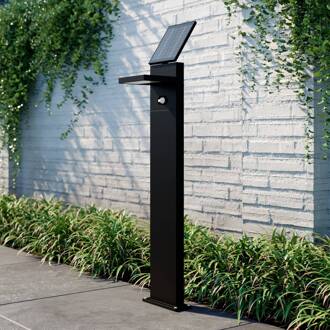 LED-zonnegolflamp Silvan, 100cm, sensor, antraciet grafietgrijs (RAL 840-M)