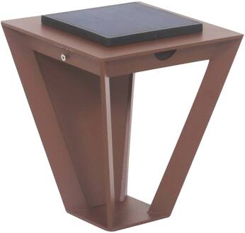 LED-zonnelamp Metro met sensor, corten