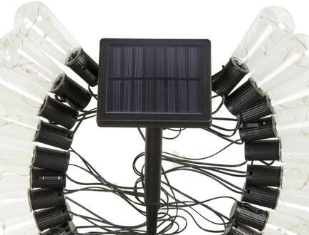 LED-zonnelichtketting DecoBulb, 20-delig, transparant, IP44 duidelijk