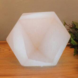 LED zoutlamp White Line diamant, USB wit