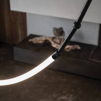 Leda LED hanglamp 100x300cm IP20 zwart zwart, wit