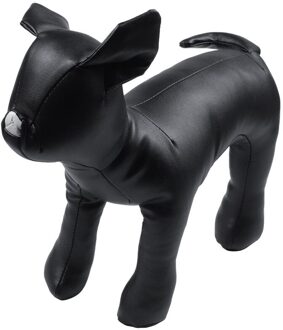 Leder Hond Mannequins Staande Positie Hond Modellen Speelgoed Huisdier Dier Winkel Etalagepop
