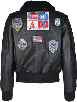 Lederblouson TG20212520 Zwart - XS