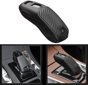 Lederen Auto Gear Shift Cover Versnellingshendel Stick Cover Voor Peugeot 4008 3008 5008 508 Citroen DS7