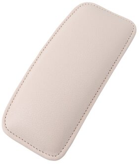 Lederen Auto Knie Pad Kussen Interieur Kussen Elastische Voor Gmc Mahindra Hino Lincoln Cadillac Acura Tata Motoren Beige