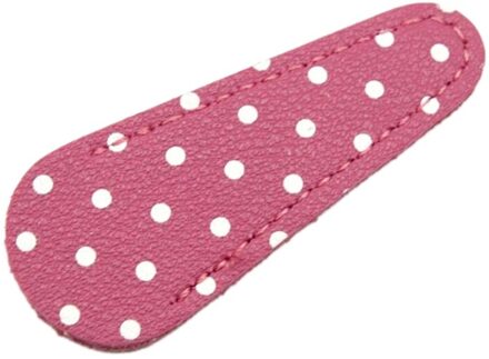 Lederen Borduurwerk Schaar Schede Cover Kapper Kappers Scharen Holster Beschermende Opslag roos rood