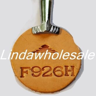 Lederen carving afdrukken tool F926H, lederen tool, lederen stempel gereedschap