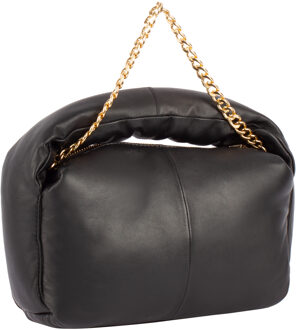 Lederen handtas Dames zwart - One Size