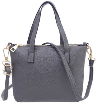 Lederen Handtas Voor Vrouwen Grote Emmer Schoudertas Luxe Handtassen Vrouwelijke Tassen Dames Casual Crossbody Tassen Bolsos Grijs