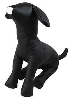 Lederen Hond Mannequins Staande Positie Hond Modellen Speelgoed Huisdier Dier Winkel Etalagepop zwart L