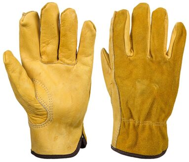 Lederen Horticultural Steekwerende Gedoopt Slijtvaste Planten Bloem Slijtage Palm Zachte Voering Werkhandschoenen