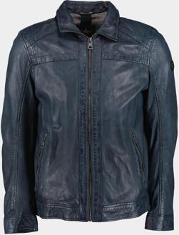 Lederen jack wave rider leather jacket 52365/784 Blauw - 50
