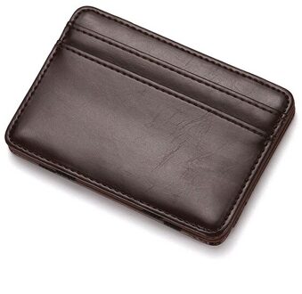 Lederen Magic Portefeuilles Ultra Dunne Mini Portemonnee Mannen Kleine Portemonnee Pu Lederen Portefeuilles 2