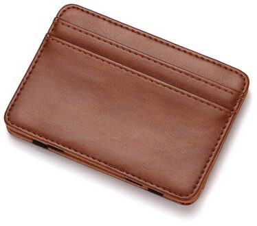 Lederen Magic Portefeuilles Ultra Dunne Mini Portemonnee Mannen Kleine Portemonnee Pu Lederen Portefeuilles 3