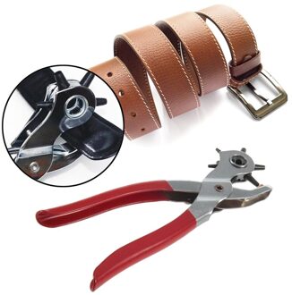 Lederen Riem Gat Naaien Puncher Draaien Tool Punch Tang Oogje Huishoudelijke leathercraft Horlogeband Strap Machine Zak Setter