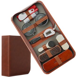 Lederen Schoenen Care Polish Schoenpoets Set 10 Sets Van Zwart Kleurloos Schoenpoets Reiniging En Lederen Polijsten Onderhoud Gereedschap