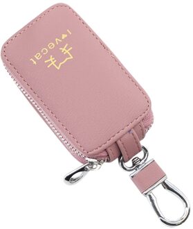 Lederen Sleutelhanger Unisex Sleutel Tas Multifunctionele Organizer Wallet Holder Smart Huishoudster Auto Kleine Sleutel Case Keys Pouch lucht blauw