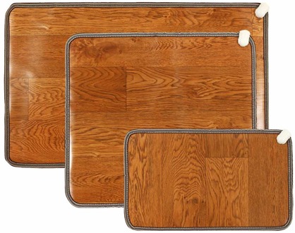 Lederen Verwarming Voet Mat Warmer Elektrische Verwarming Pads Voeten Been Warmer Tapijt Thermostaat Warming Gereedschap Thuis Kantoor 3 Maten 50x55cm