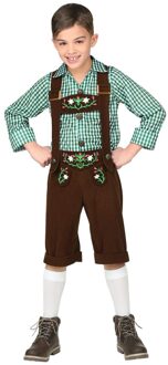 Lederhosen met Blouse kostuum Kind Multikleur - Print