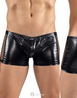 Lederlook heren short, LM2401-67 - Size: S