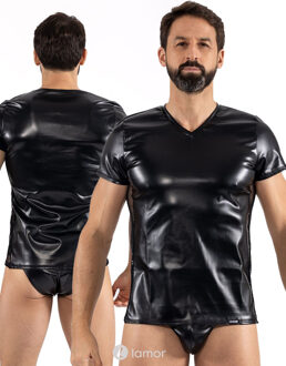 Lederlook Shirt,LM2401-81 - Size: S